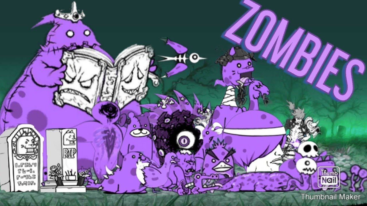Playing Some Zombie Stages (No Voice) Battle Cats Zombies 1 YouTube