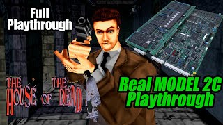 SEGA The House of the Dead - Real MODEL 2 C-CRX - Full Playthrough