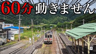 【自転車より遅い?】途中駅で1時間停まってしまう謎の普通列車 一体どうして…
