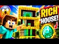 MINECRAFT LUXURY MANSION MADE OF GOLD &amp; DIAMONDS! #minecraft 