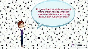 Video pra-pembelajaran Program Linear