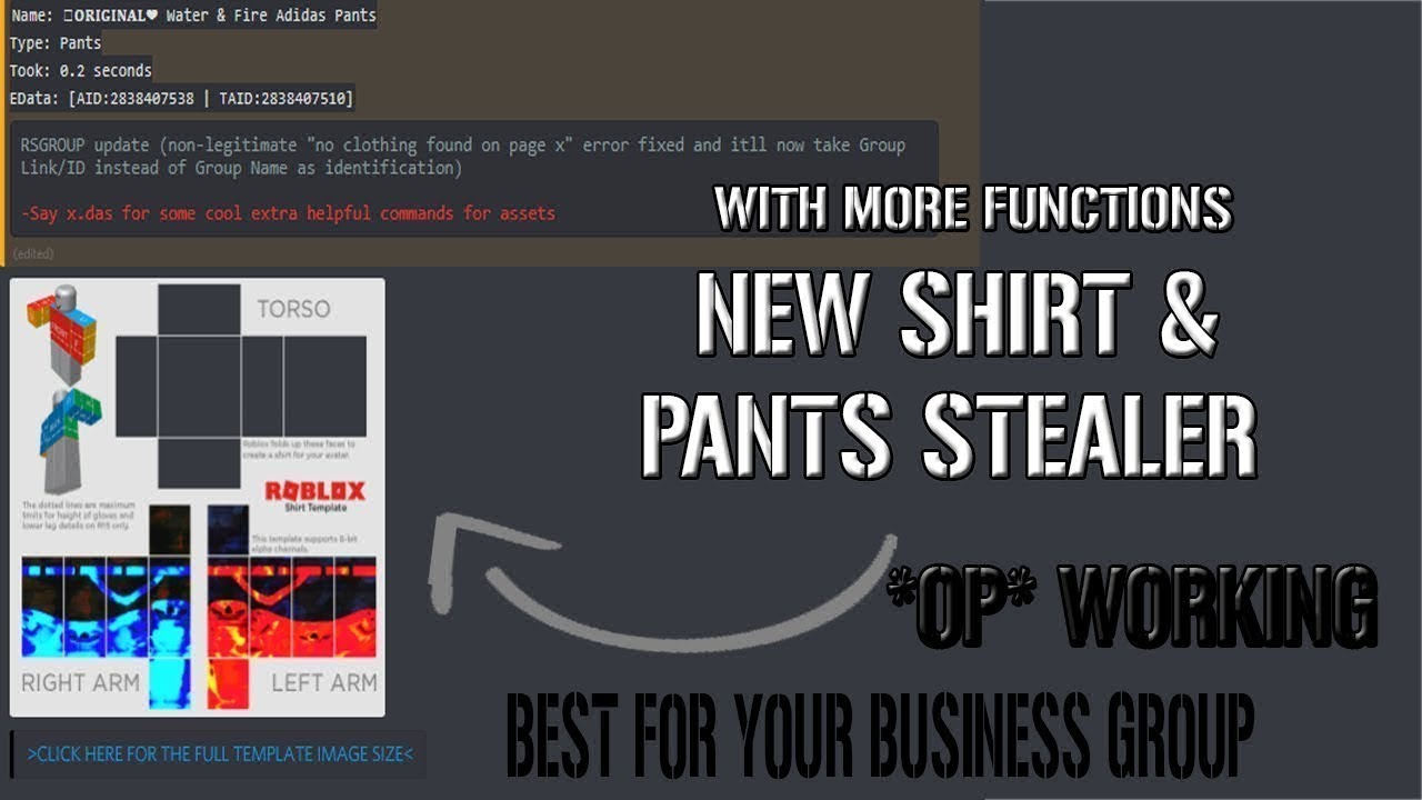 How To Steal Any Roblox Shirt Pants Working 2021 Youtube - shirt stealer roblox