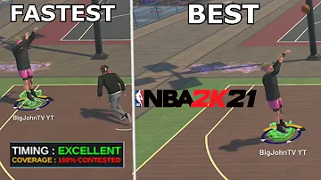 BEST AND FASTEST BIG MAN JUMPSHOTS AFTER PATCH 5 IN NBA 2K21 | BEST CUSTOM JUMPSHOT