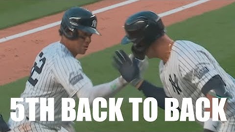 Juan Soto and Aaron Judge Hit Back-to-Back Home Runs for the 5th Time This Season!!