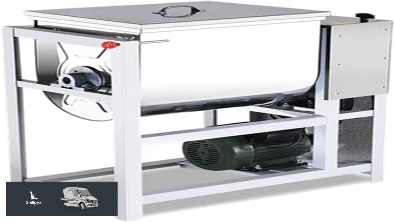 Food chemical Stainless steel blender powder horizontal ribbon mixer