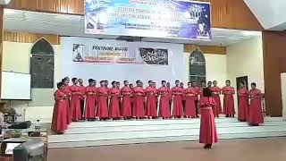 Bikin merinding, malam kudus by SMA N 1 RONGGURNIHUTA choir