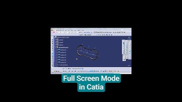 Catiav5 || Full Screen Mode in Catia || Anand Asawa