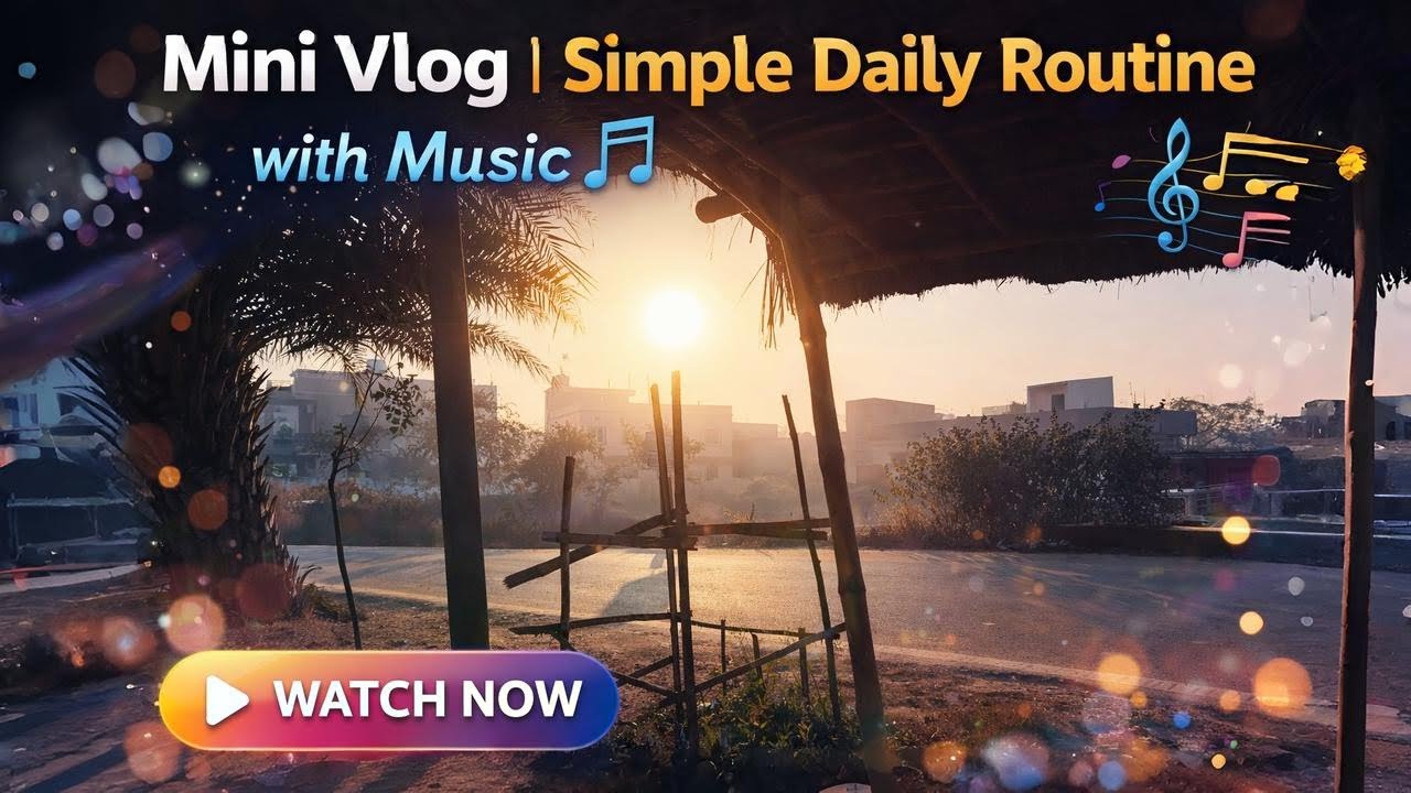 Vlog Routine Mini Vlog | Simple Daily Routine with Music 🎵 - YouTube