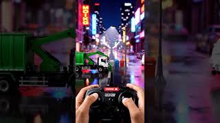 Real Sound RC City Trucks at Night ASMR Cleaning Scene No Music #asmrrc #povrc #miniatureworld