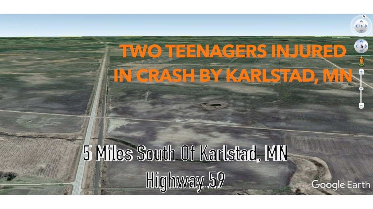 Two Teenagers Injured In Crash Near Karlstad, MN YouTube
