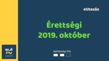Informatika érettségi - programozás: 2019. október * Python