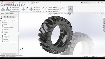 How to Make Tractor Wheel in SolidWorks | SolidWorks Tutorial | Technology Explore