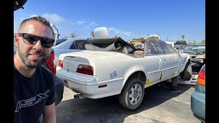 Acura Legend Convertible at the Salvage Yard (&amp; Another with Only 300 Miles)