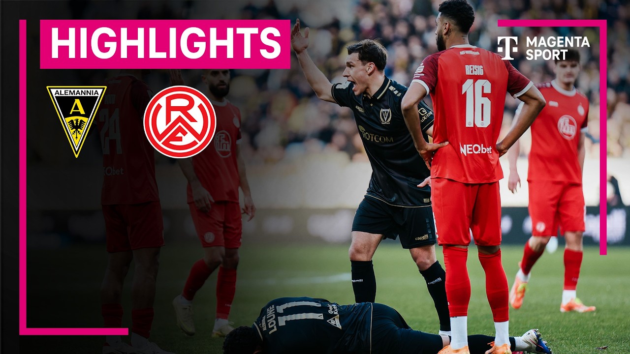 Alemannia Aachen - Rot-Weiss Essen | Highlights 3. Liga | MAGENTA SPORT