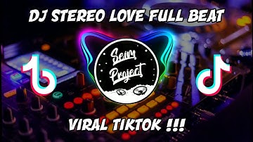 DJ STEREO LOVE FULL BEAT SCARLET FVNKY VIRAL TIKTOK TERBARU || JEDAG JEDUG TIKTOK FULL BASS 🎶