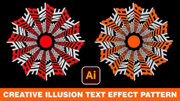 How to create 3D shape illusion text effect in illustrator