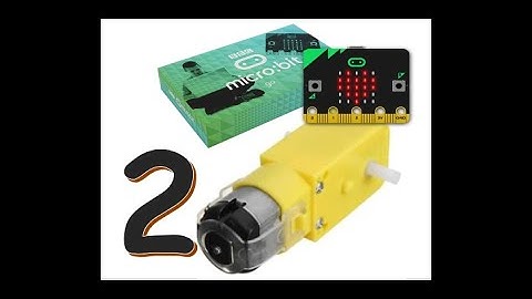 DC motors with microbit  - part 2 (stopping, waiting)
