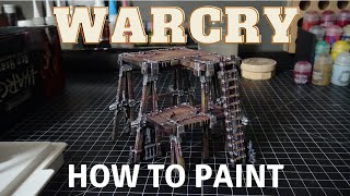 WarCry Red Harvest Terrain: How to Paint