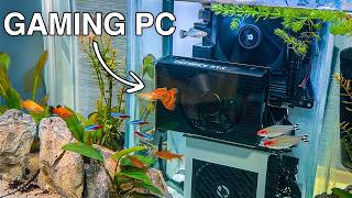 I Built A Working Fish tank Gaming PC(Real Fish)