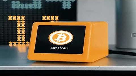 GeekMagic PRO BitCoin Stock Price Tracker Ticker Cryptocurrency in Real Time On Desktop Gadget BTC E