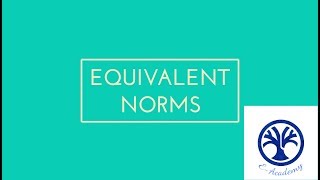 equivalent norms in functional analysis