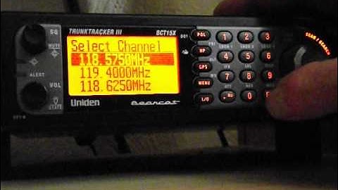 Uniden BCT15X Scanner - Guide for using in The UK