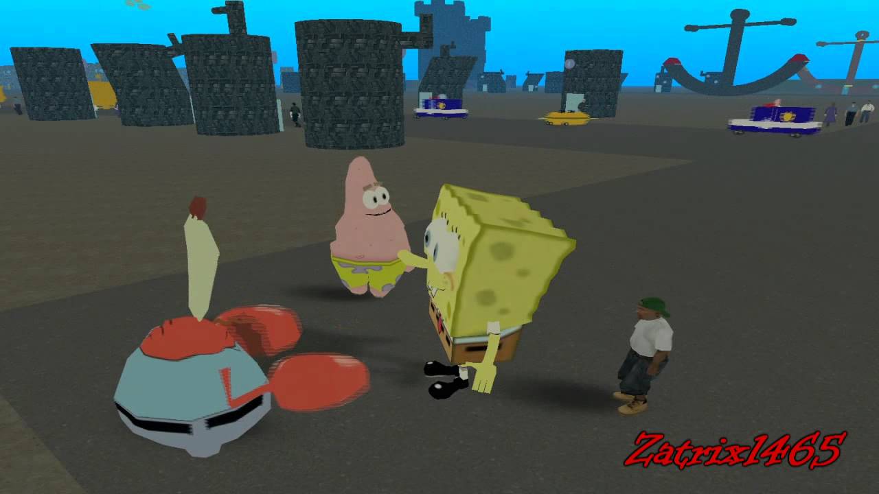 GTA SA Loquendo - La aventura de CJ en fondo de bikini Ep. 2: El ataque de Calamardo