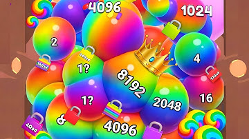 🔴 Jelly 2048 - blob merge 3d ( Math Games ) 🆚 Imposter Choice 2048 gameplay new part 1015