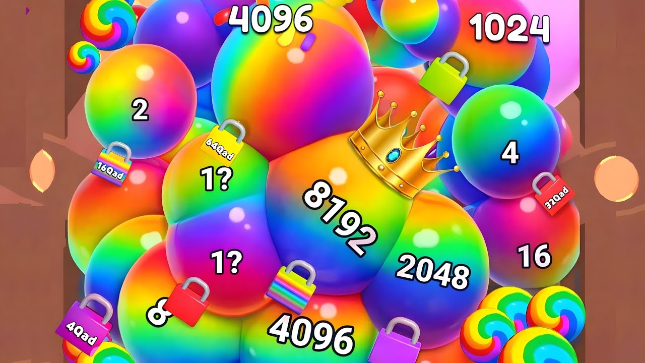 🔴 Jelly 2048 - blob merge 3d ( Math Games ) 🆚 Imposter Choice 2048 gameplay new part 1015