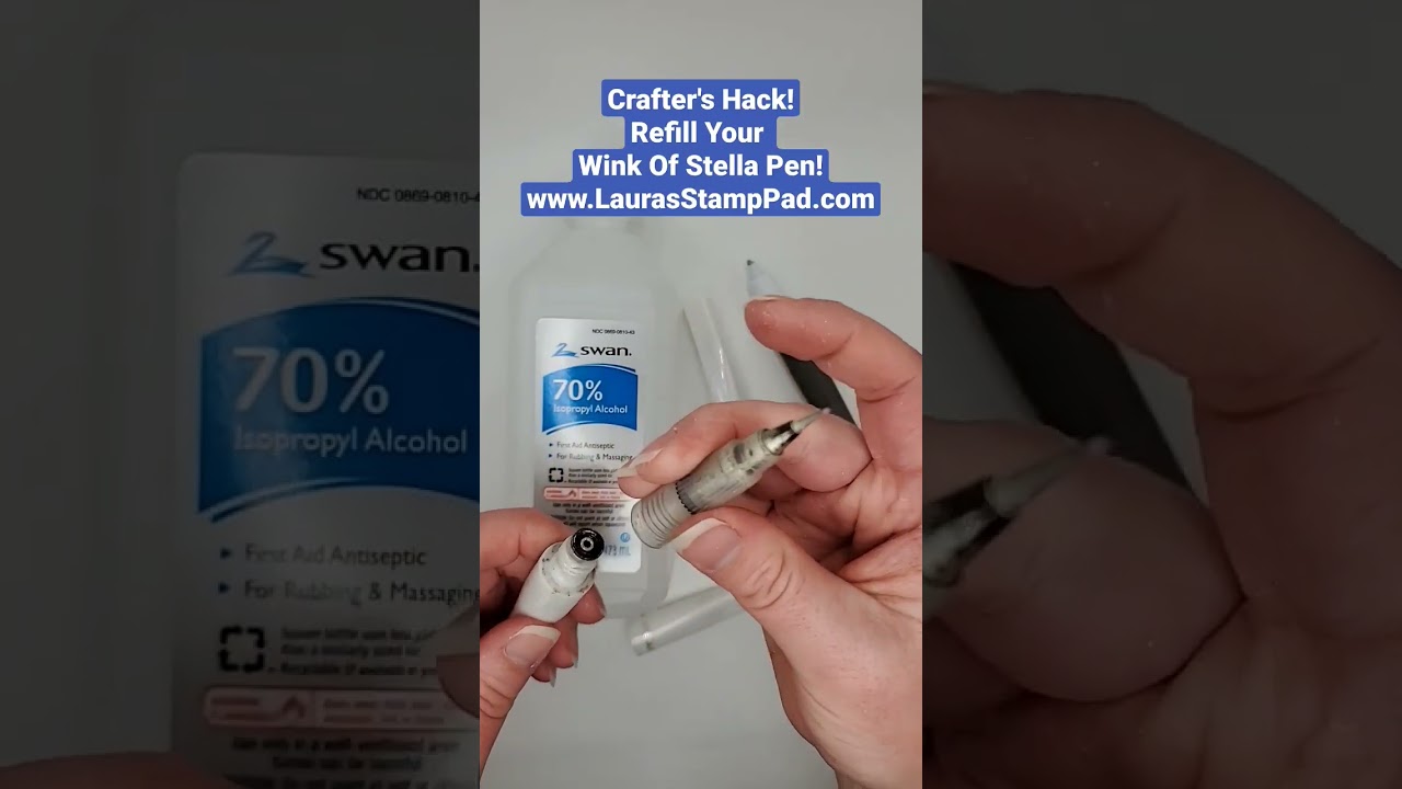 Craft Hack - How To Extend The Life of Your Wink of Stella - Laura's Stamp Pad