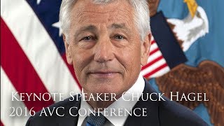Keynote Remarks: The Honorable Chuck Hagel (2016 AVC Conference)