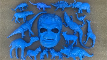 Đọc tên và rửa sạch các con vật, cá sấu, hươu cao cổ, ngựa vằn, khỉ đột, sư tử, ngựa, voi,ngỗng,hổ