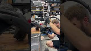 E46 rear subframe bushing installation