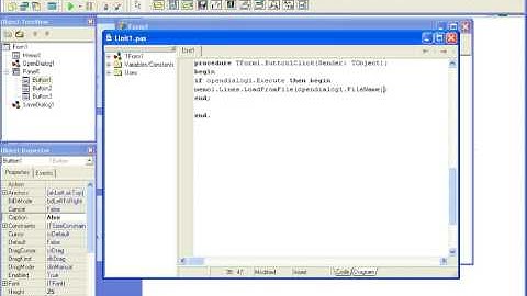 Criando Editor de Textos no Delphi 7