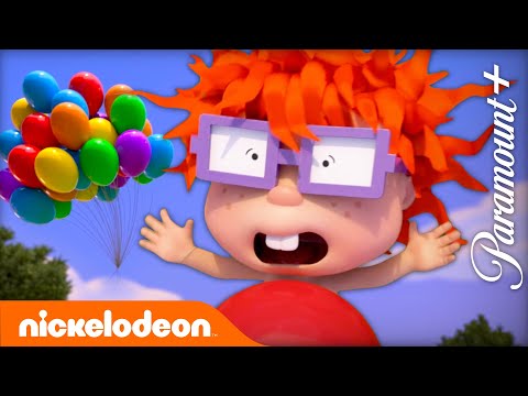 Chuckie Goes FLYING For His Balloon 🎈 | Rugrats | Nickelodeon Cartoon Universe