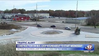 MoDOT to close section of Business Loop 70 for roundabout construction Wednesday