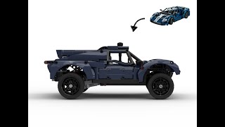 Lego Technic 42154 C model - Dakar Buggy