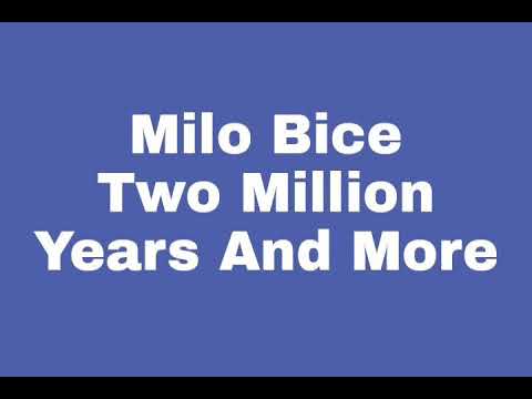 Milo Bice Two Million Years And More