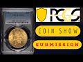 Walkthrough bulk gold coin pcgs submission at central states coin show