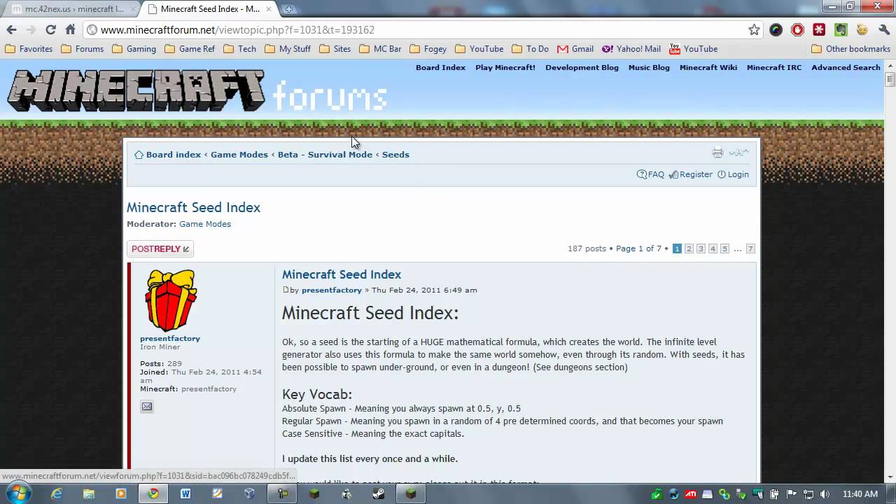 Minecraft Tutorial - Map Seeds - YouTube