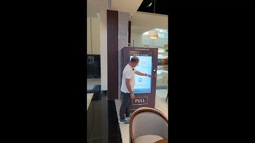 Smart Vending Machine with 55-Inch Touch Screen | FSE Café Technology