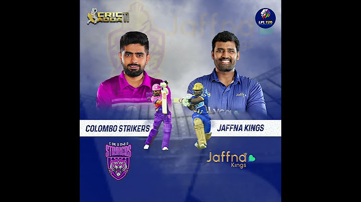COLOMBO STRIKERS ⚔️  JAFFNA KINGS | 07:30 PM 🏏#cricadda11