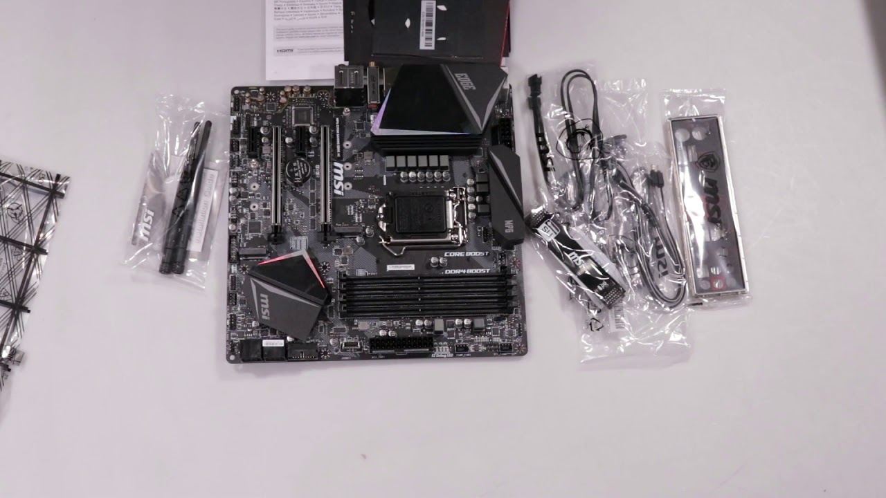 Unboxing Msi Motherboard Mpg Z390m Gaming Edge Ac S1151 4ddr4 Hdmi Uatx Youtube