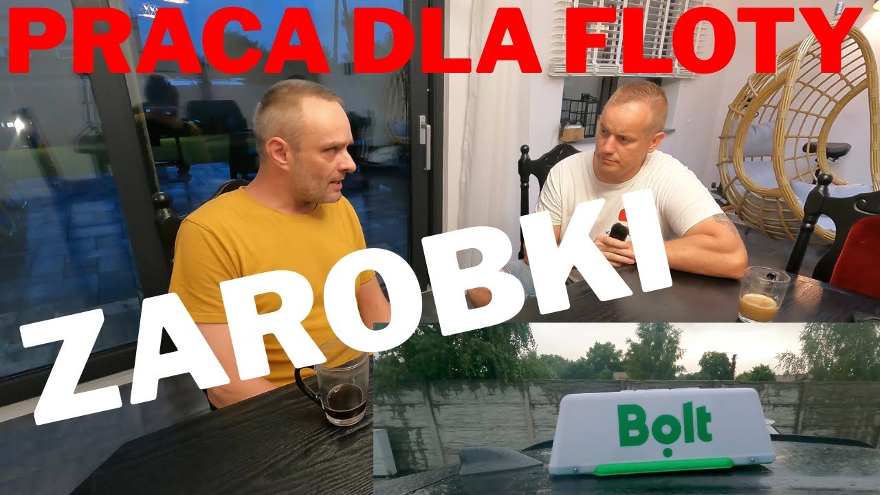 zarobki na flocie BOLT UBER FREENOW