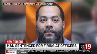Akron man sentenced to up to 17 years in prison for shooting at officers, civilians