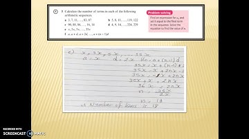 Pearson Edexcel AS/A Level Mathematics, Pure Mathematics P2. Ch5: Sequences and series Exercise 5A