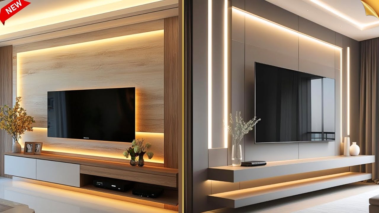 TV unit design, wall mounted TV cabinet, modern LED TV panel design,TV ...