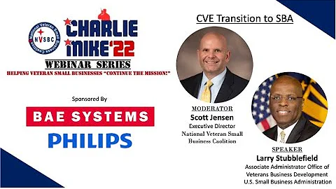 CHARLIE MIKE'22, Session 6, CVE Transition to SBA