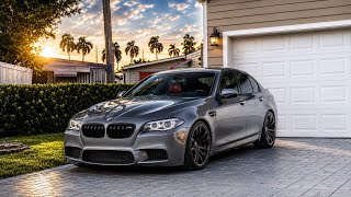 Pushing a BMW M5 To The Limits with pure exhaust sound. POV drive and drift.