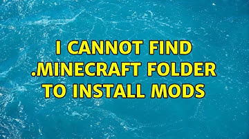 Ubuntu: I cannot find .minecraft folder to install mods